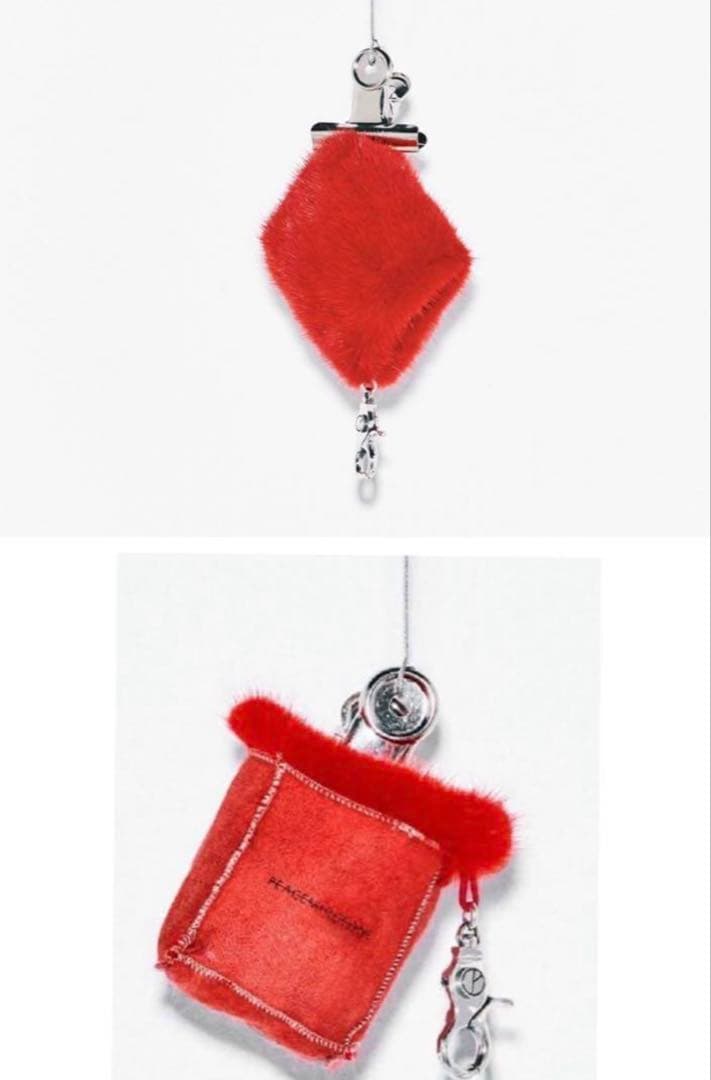 PEACEMINUSONE 赤 ファーケース