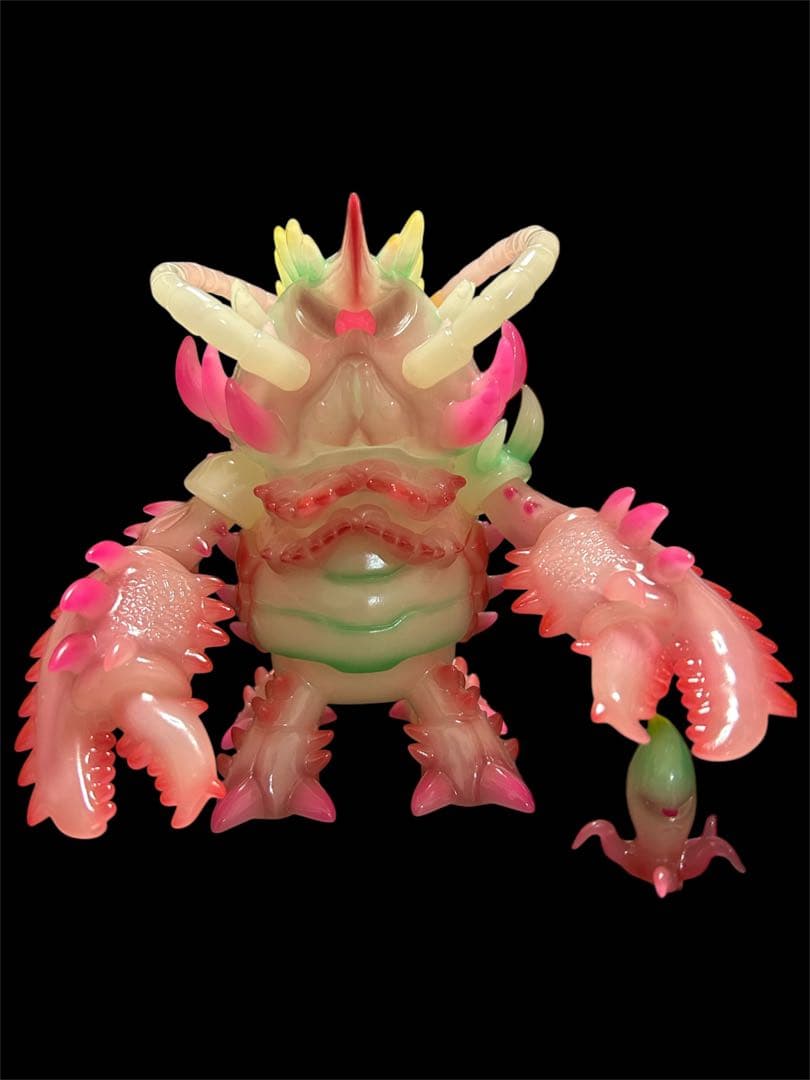 蓄光　bigclawx OBA Orchid Mantis GIDソフビ　オバー