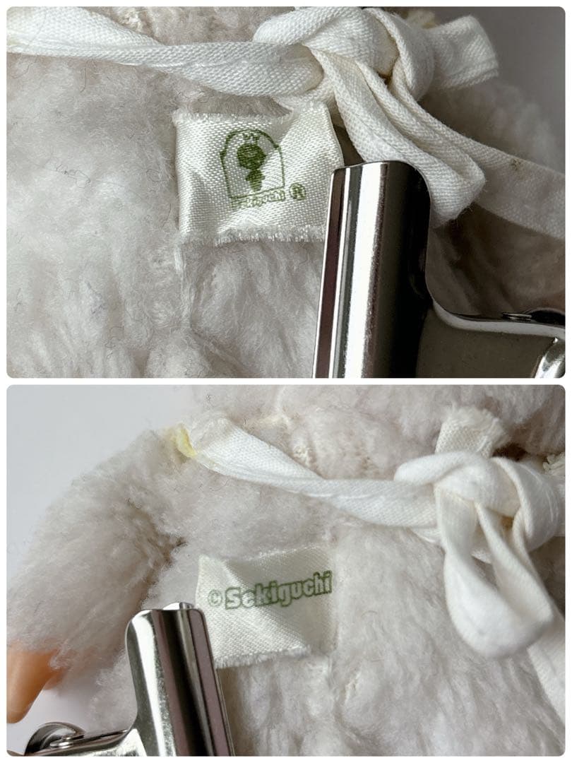 昭和 レトロ ヴィンテージ ✨セキグチ製　ふた子のモンチッチ　激レア　白