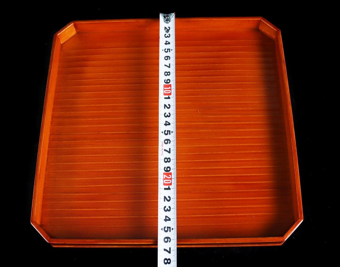 飛騨春慶塗 小吸膳 四方膳 折敷膳 懐石道具 会席 十客 共箱