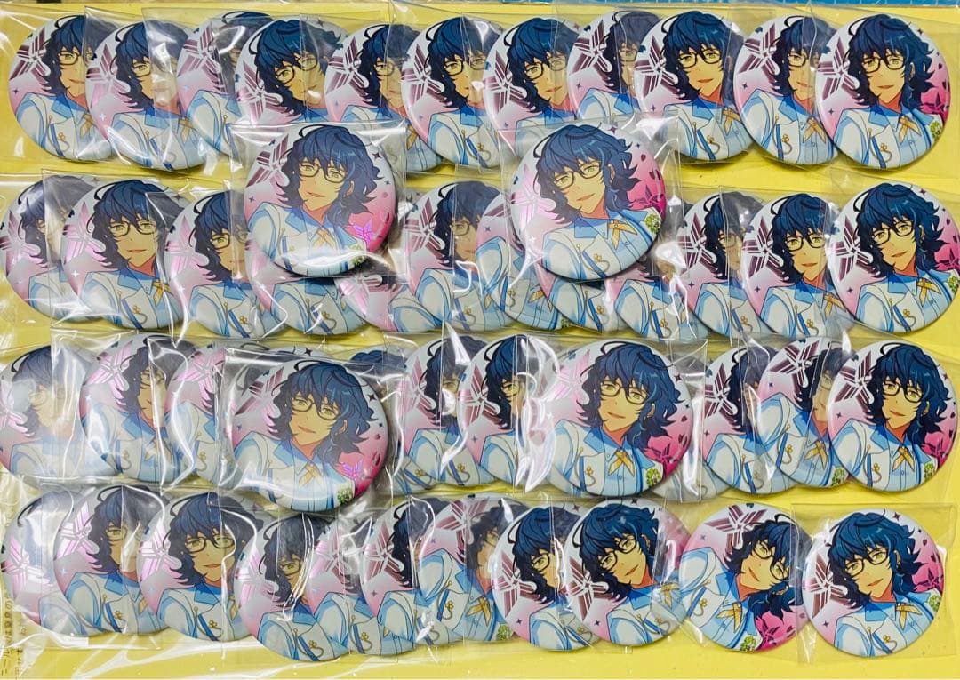 あんスタ 青葉つむぎ 感謝祭 3周年 白スーツ 缶バッジ 50点 セット