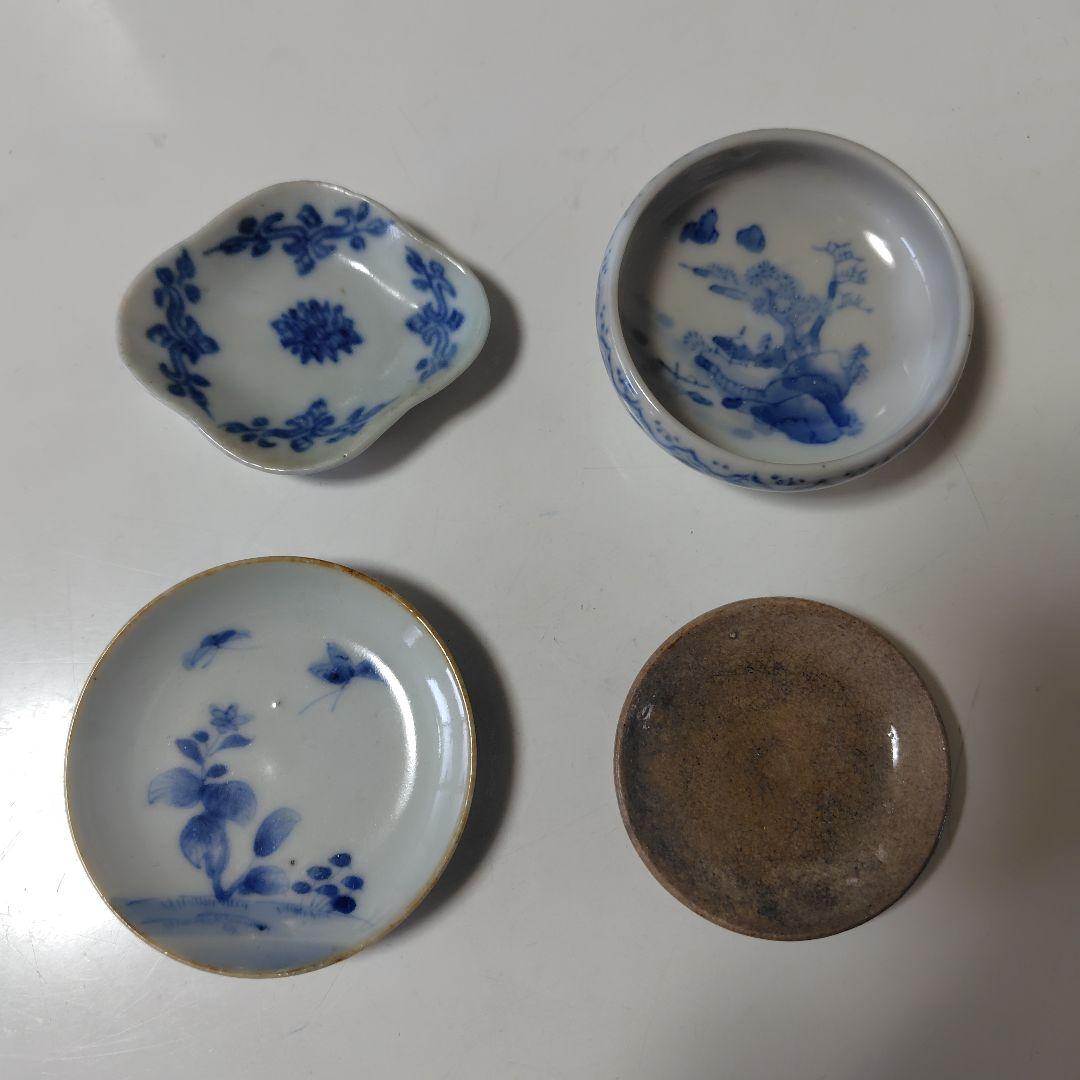 古伊万里 他豆皿 4点