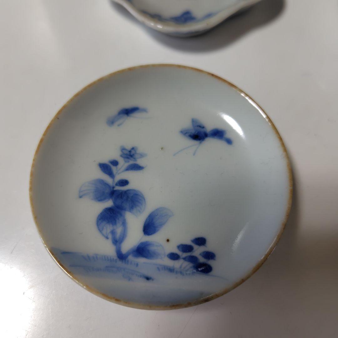 古伊万里 他豆皿 4点