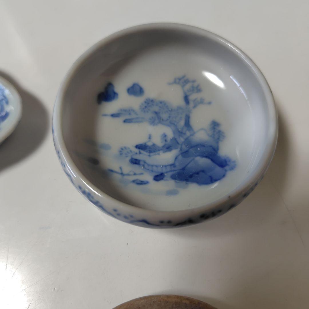 古伊万里 他豆皿 4点