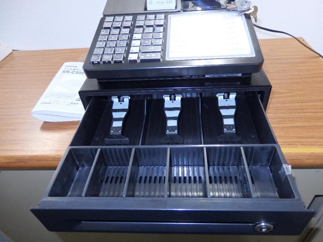 9101 設定無料 SR-C550-EX-4S CASIO レジスター 軽減税率