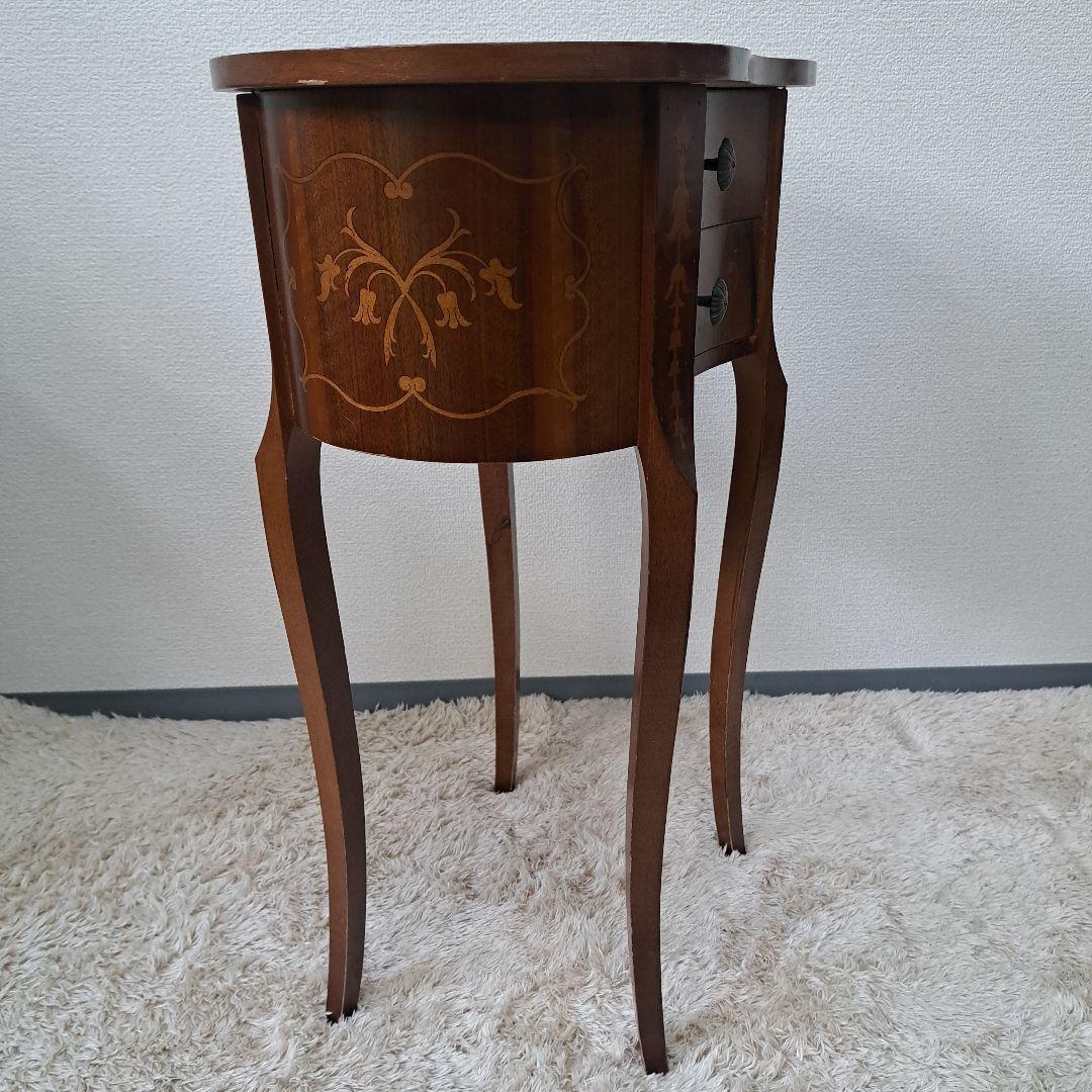 u*1様 ♡象嵌細工 　ロココ調　アンティーク　コンソール♡