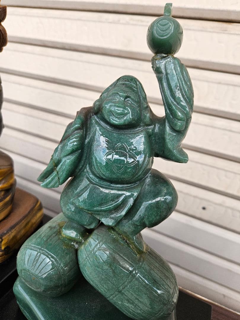 甲州水晶貴石細工 天然石の七福神 作家物 仏像 7体セット 希少 伝統工芸 宝石