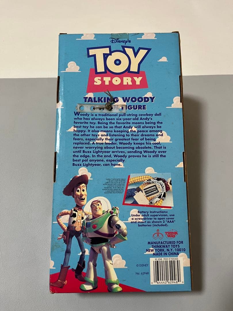 トイ・ストーリー TOYSTORY トーキング ウッディ初期　ボタン