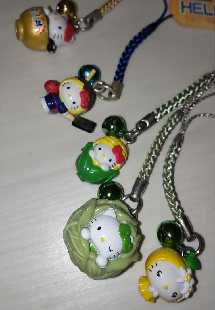 【ご当地キティ】根付け　ストラップ　チャーム　お土産　19点【まとめ売り】