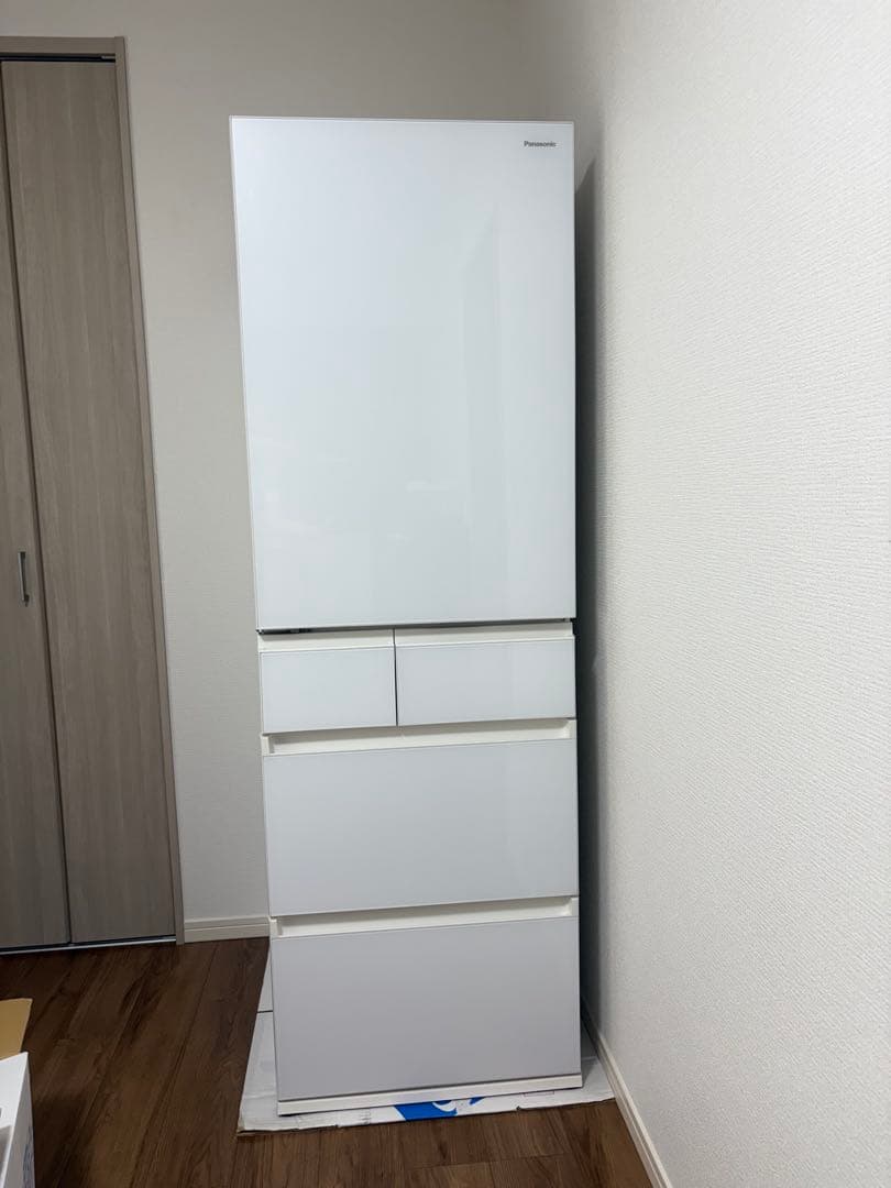 Panasonic 冷蔵庫 NR-E45PX1L-W 2024年モデル