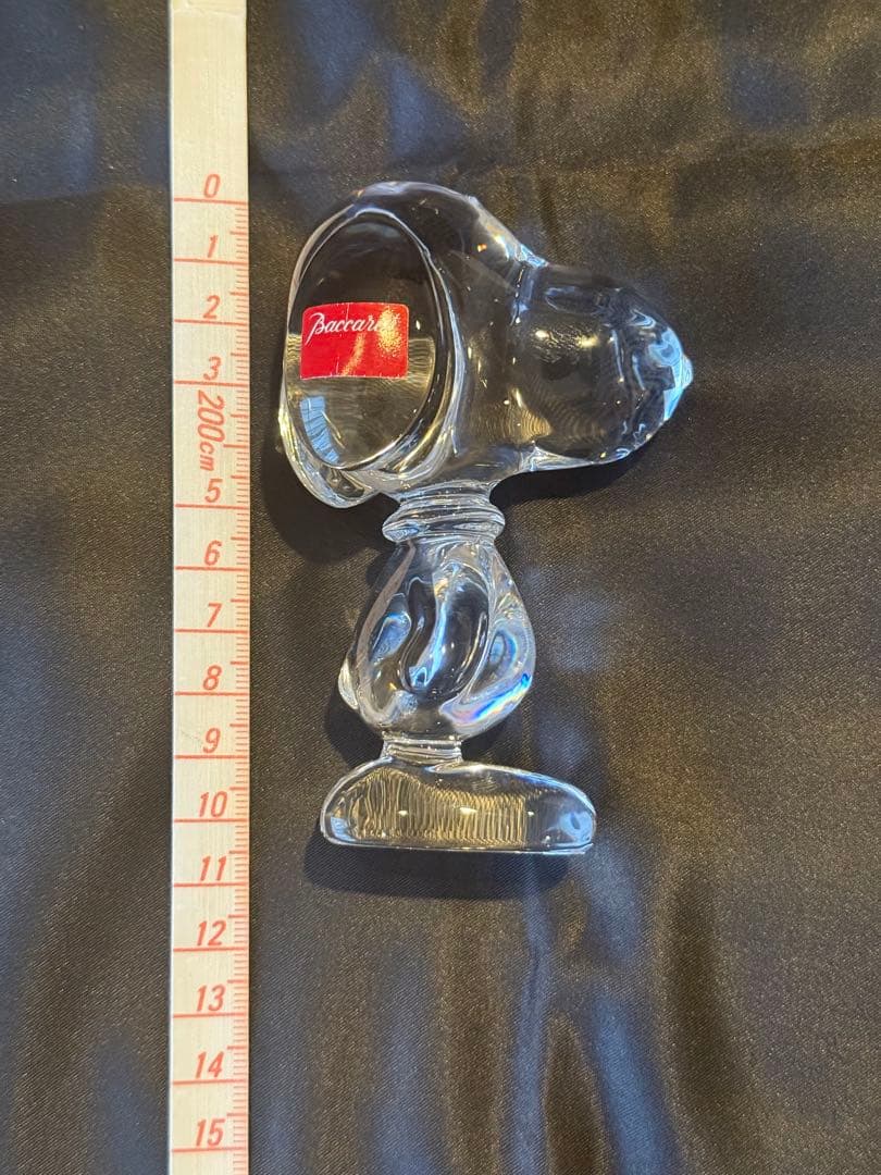 Baccarat バカラ スヌーピー オブジェ 置物　クリスタル