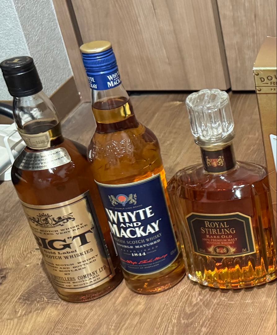 ウイスキー オールドボトル3本セット