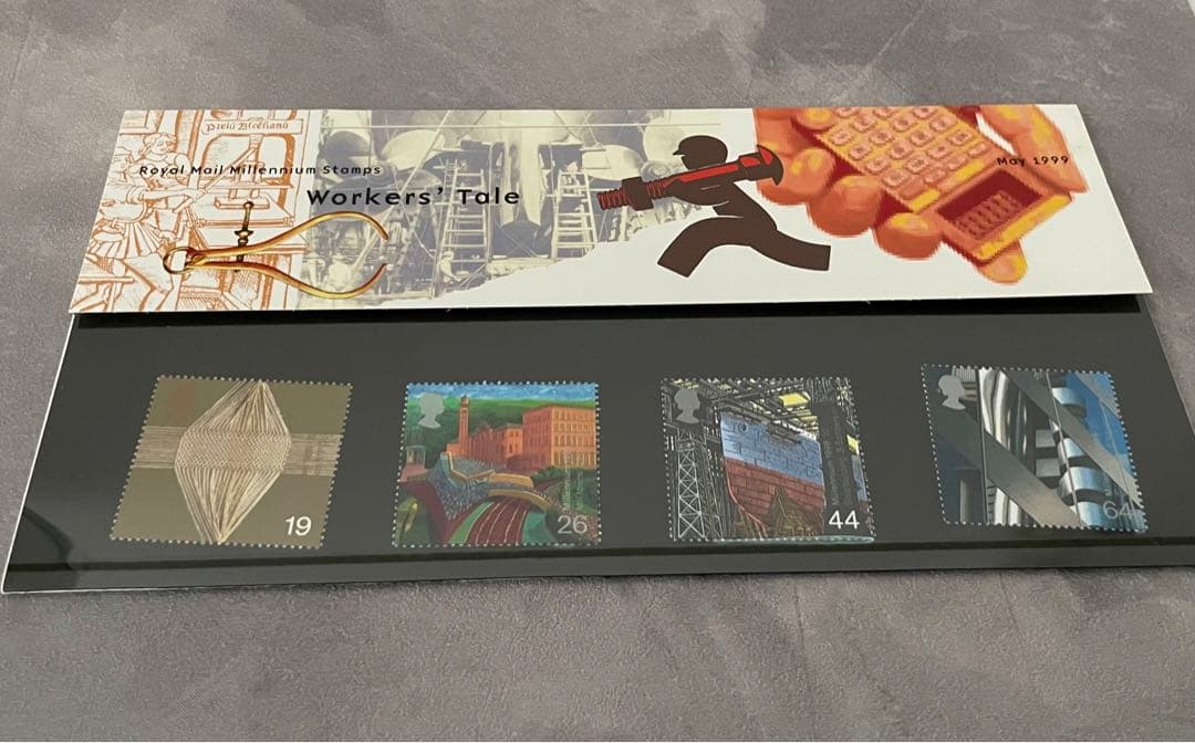 イギリス　ヴィンテージ記念切手　ロイヤルメールミレニアムスタンプ