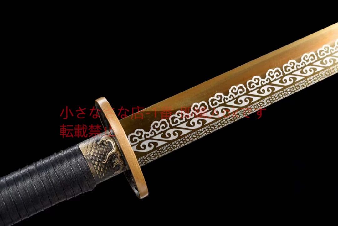 金竜が玉を吐く 古兵器 武具 刀装具 日本刀 模造刀 居合刀