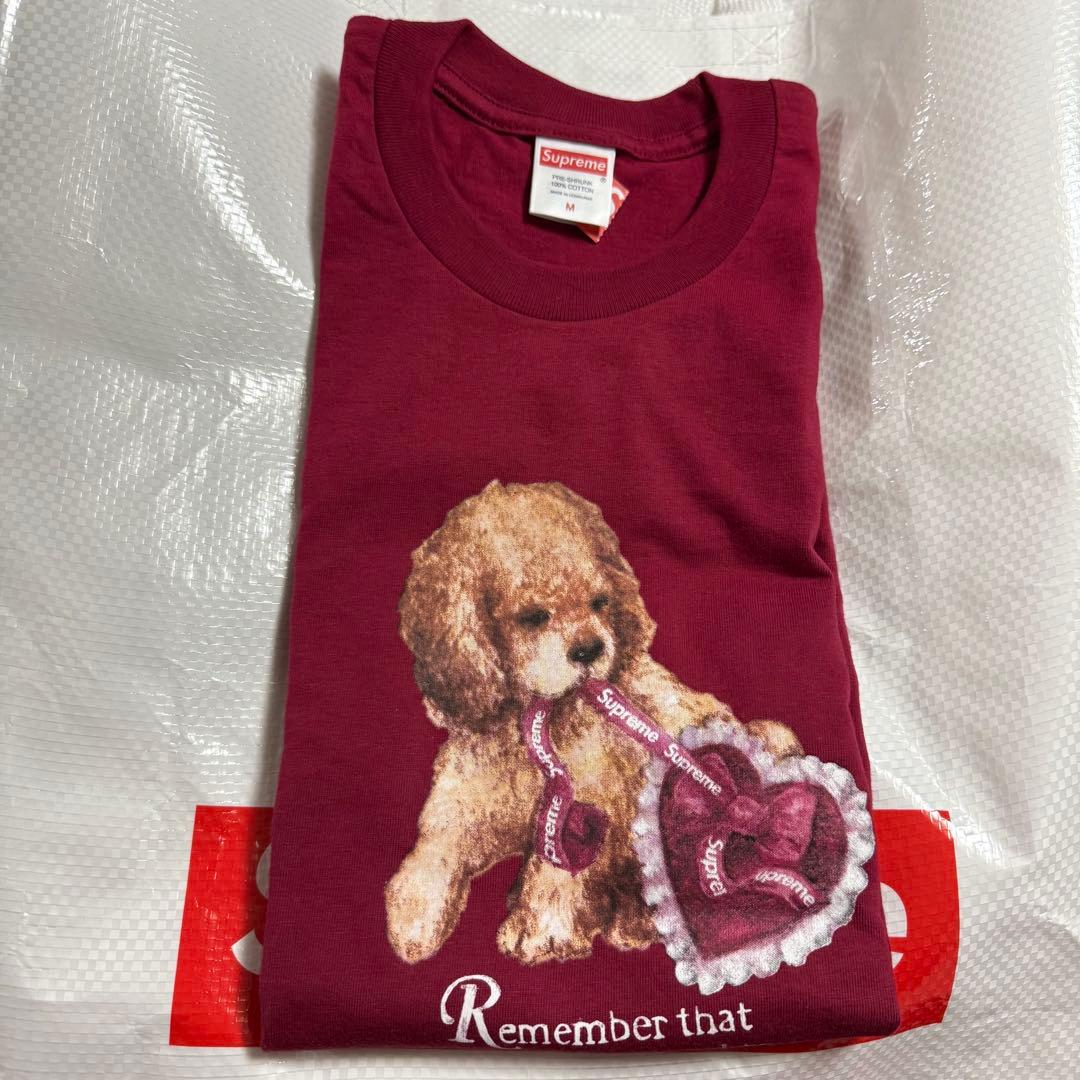 トップス supreme dust tee M cardinal