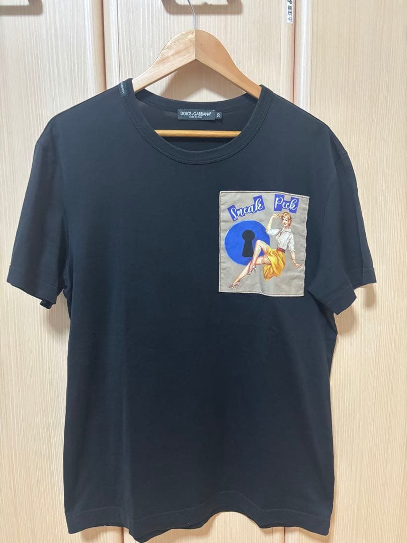 Dolce & Gabbana ブラック Tシャツ 50サイズ 美品