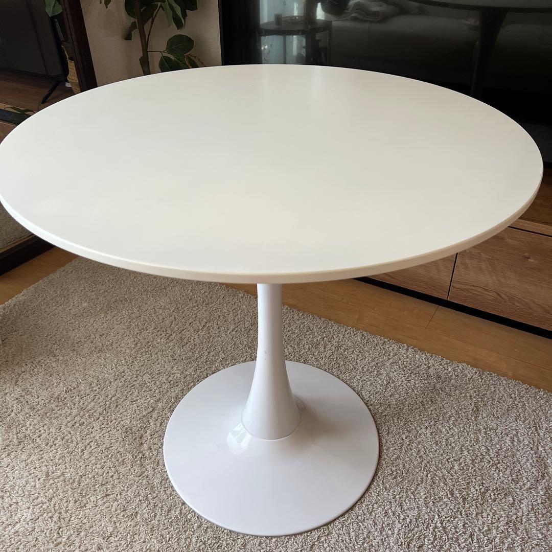 韓国 丸テーブル 円形 ダイニングテーブル