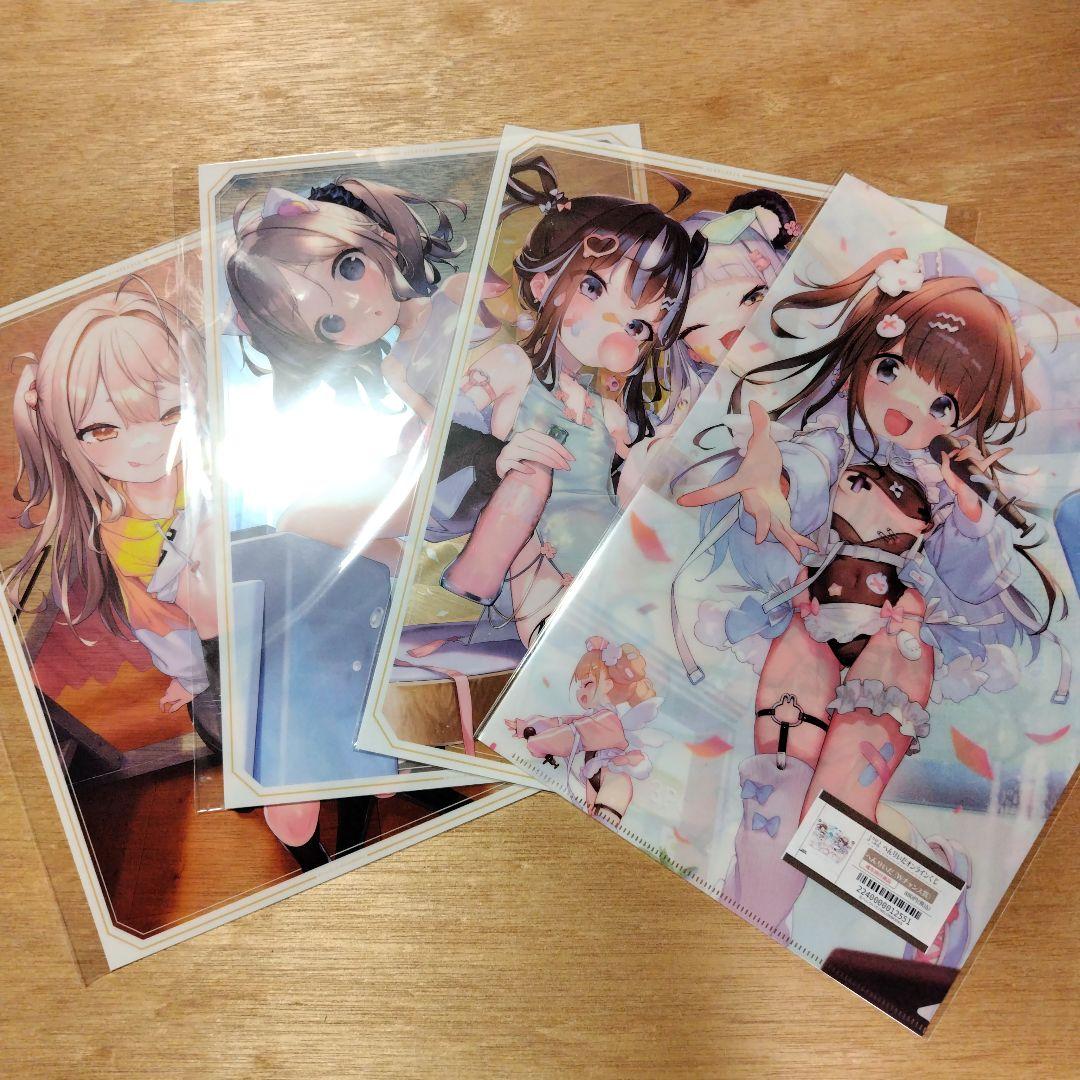 へんりいだ　クリアポスター　Wチャンスクリアファイルセット