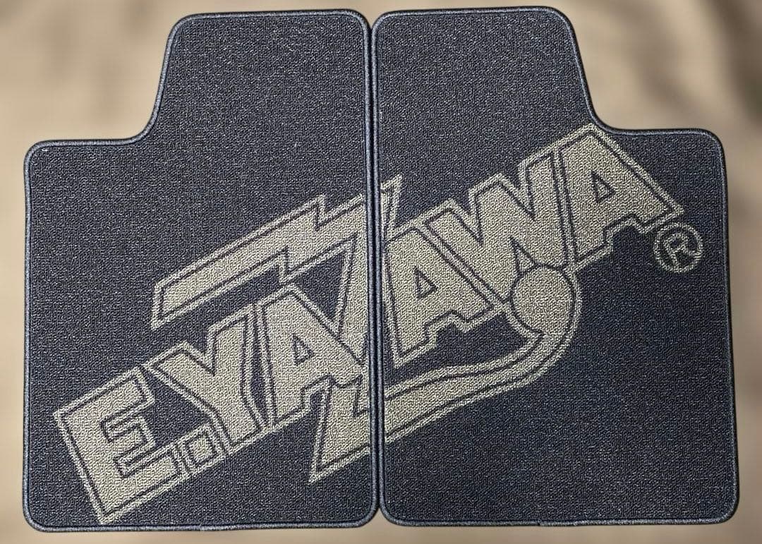 F*E様 E.YAZAWA ロゴ入りカーフロアマット