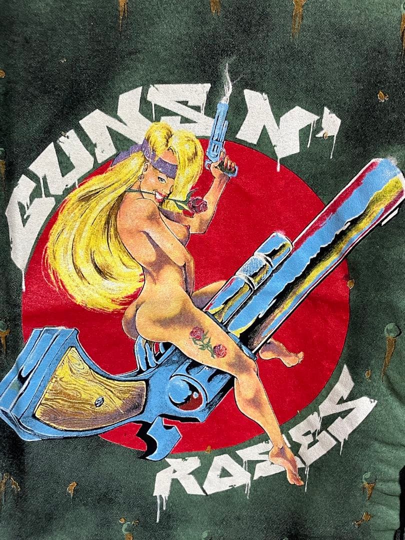 トップス 90s GUNSN'ROSESCONART RIDING WOMEN GUNS