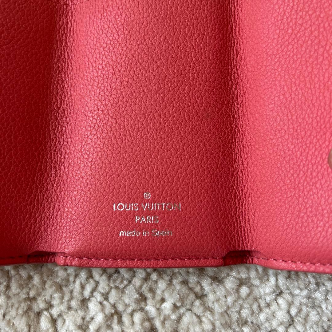 ルイ ヴィトン　ポルトフォイユ・ロックミニ　ピンク　ミニ財布