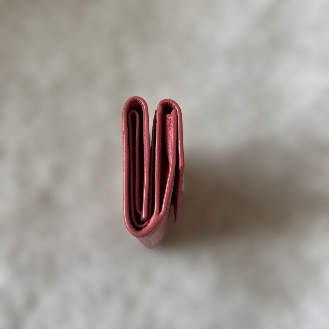 ルイ ヴィトン　ポルトフォイユ・ロックミニ　ピンク　ミニ財布