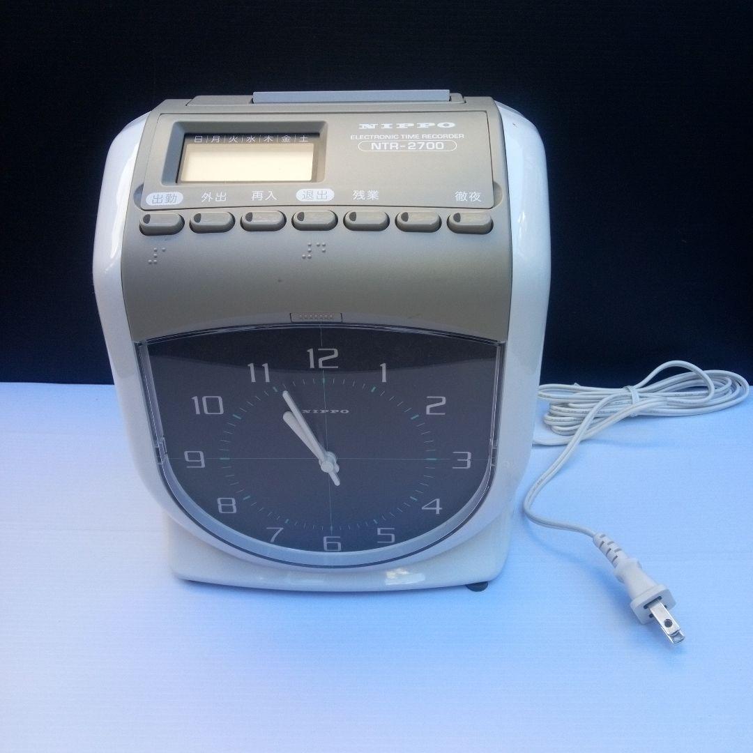 NIPPO NTR-2700 電子タイムレコーダー