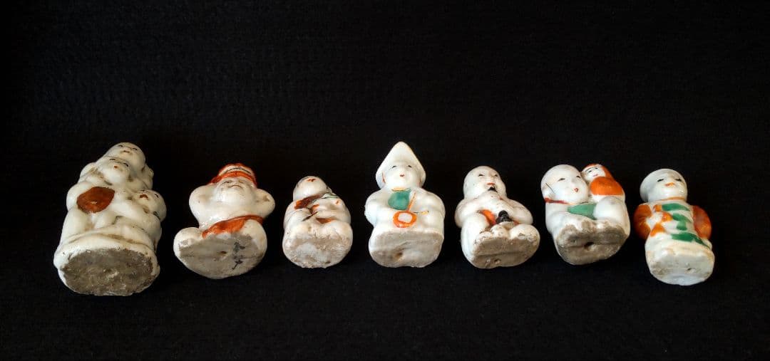 磁器人形　７点　子供　唐子　童子