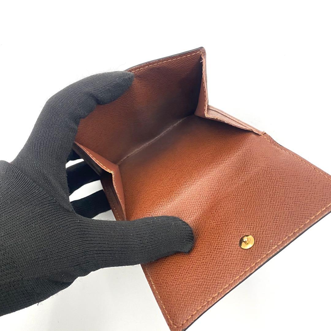 【極美品】ルイヴィトン モノグラム ポルトモネビエ カルトクレディ 三つ折り財布