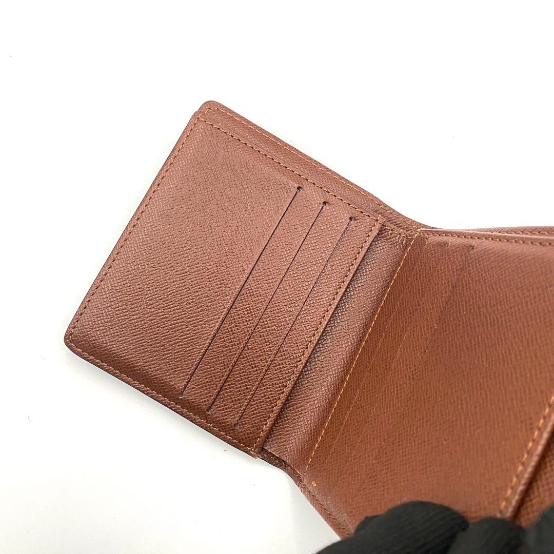 【極美品】ルイヴィトン モノグラム ポルトモネビエ カルトクレディ 三つ折り財布