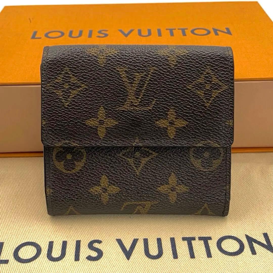 【極美品】ルイヴィトン モノグラム ポルトモネビエ カルトクレディ 三つ折り財布