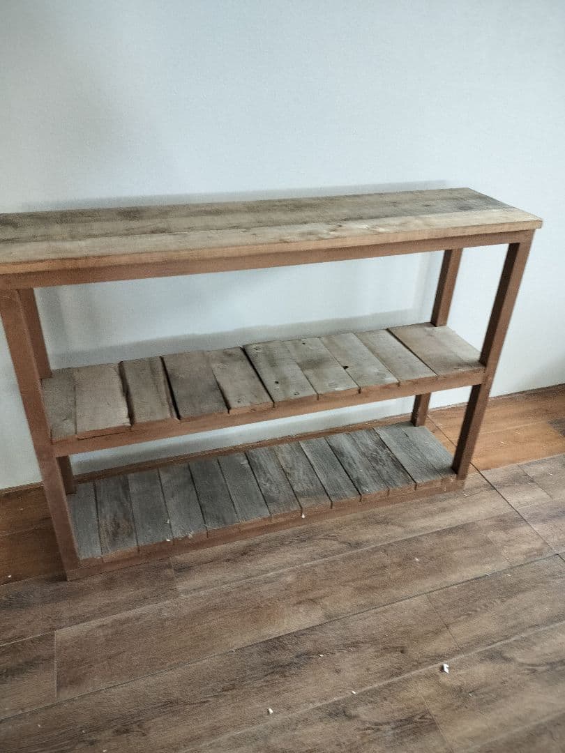 アンティーク　古木　オープンラック　店舗　棚　ラック