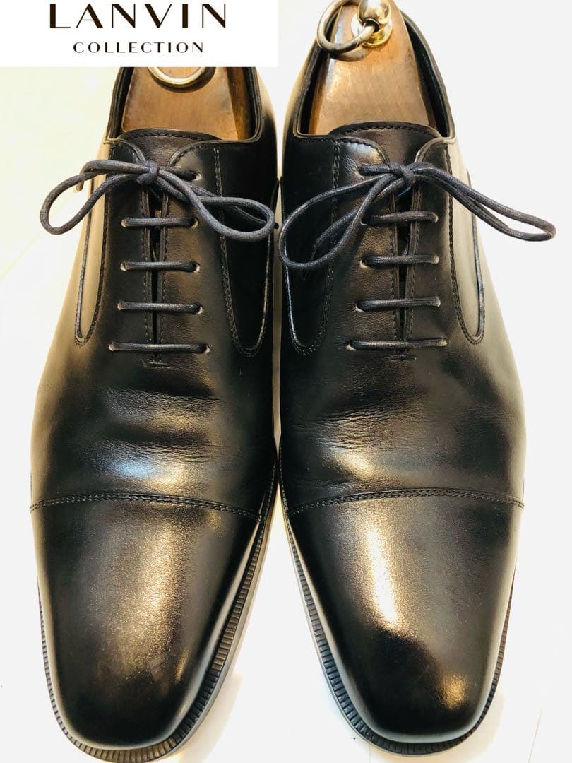 ★超美品★定価30,000円！LANVIN ストレートチップ 本革 27EEE