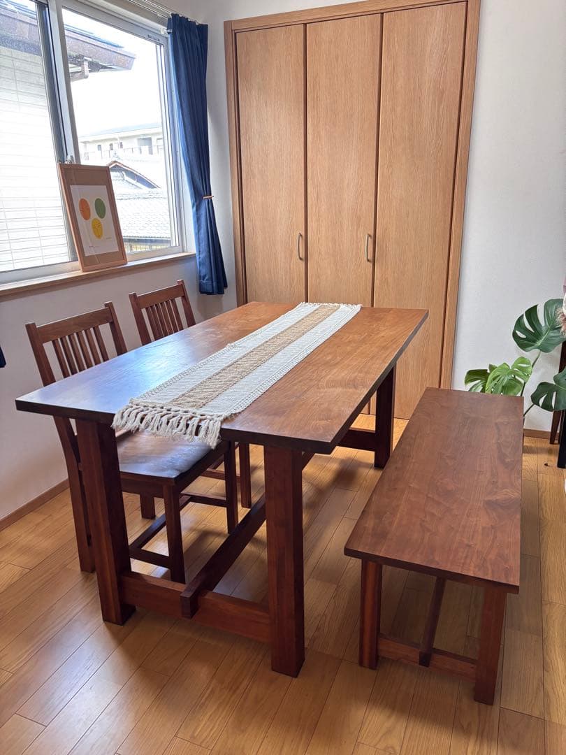 シャルドネ　CHARDONNAY ダイニングテーブルセット　DOLCI 無垢