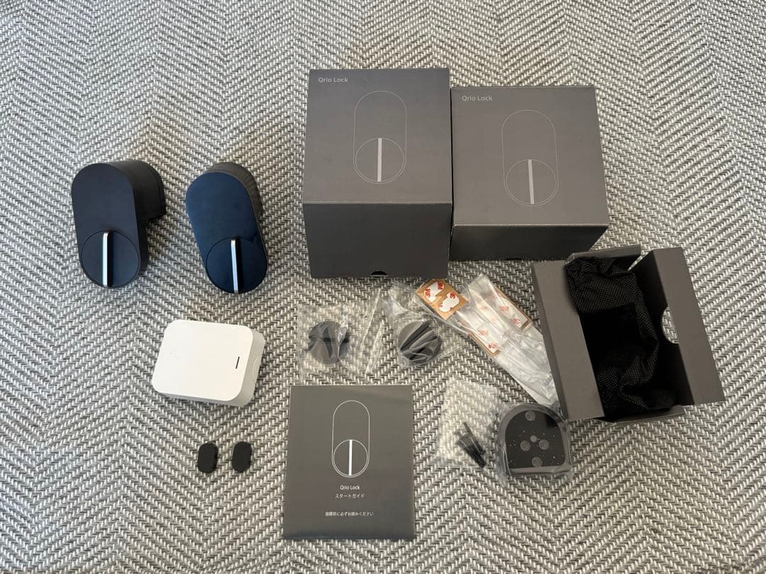 Qrio lock 2台＋hub