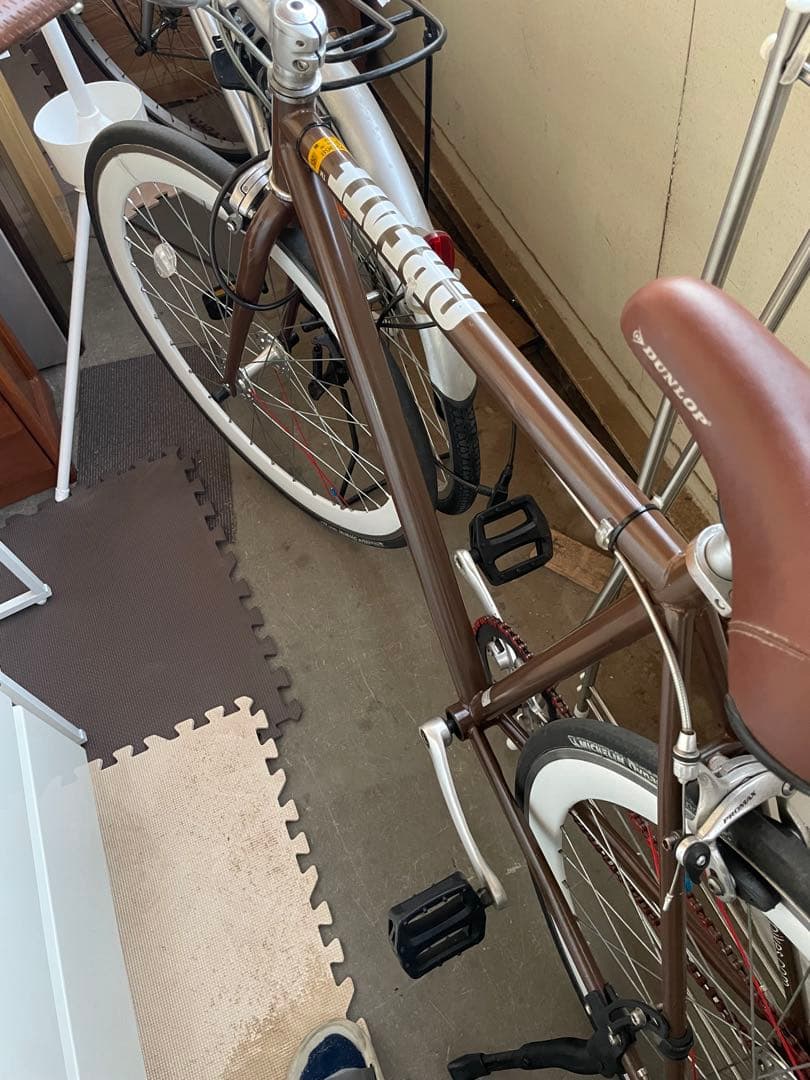 CREATE クロスバイク ブラウン/ホワイト