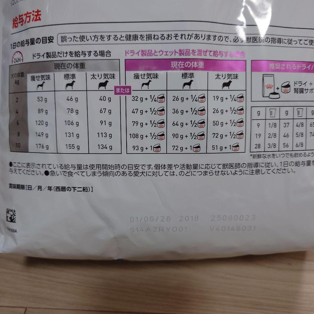  CANIN 腎臓サポート 小型犬用 3kg　+　ウェットフード2個付