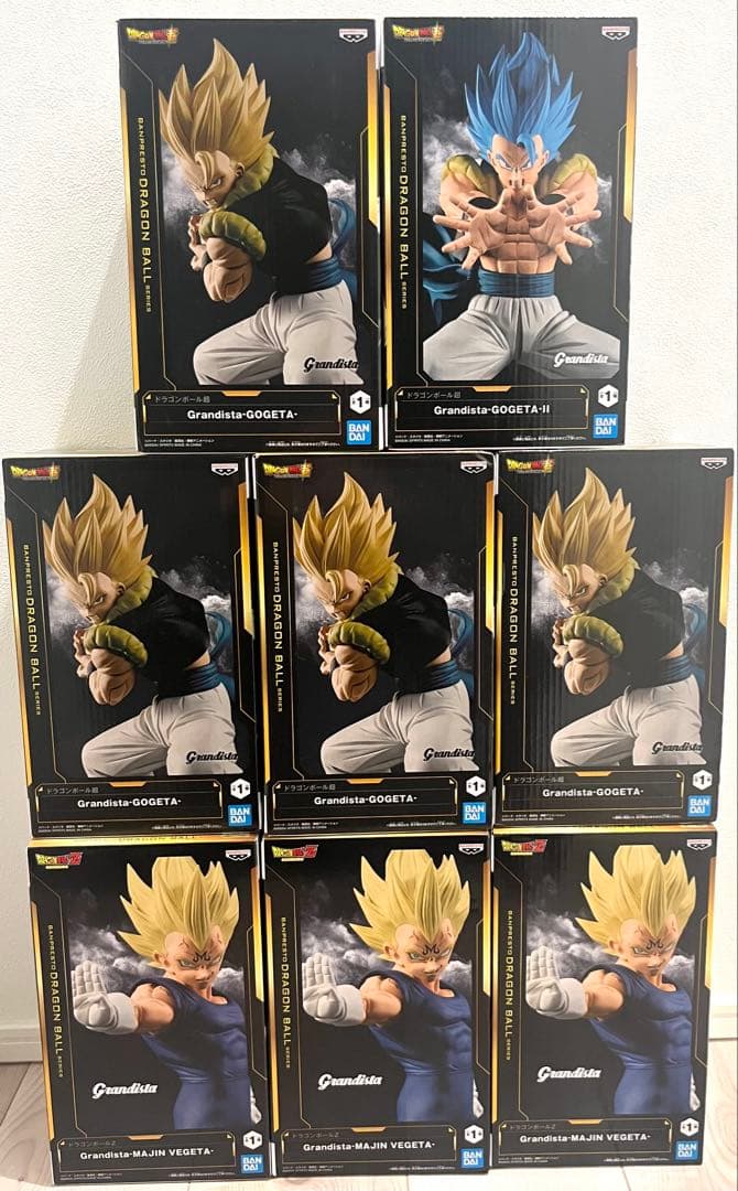 ドラゴンボール　Grandista ゴジータ　魔人ベジータ　フィギュア　8点