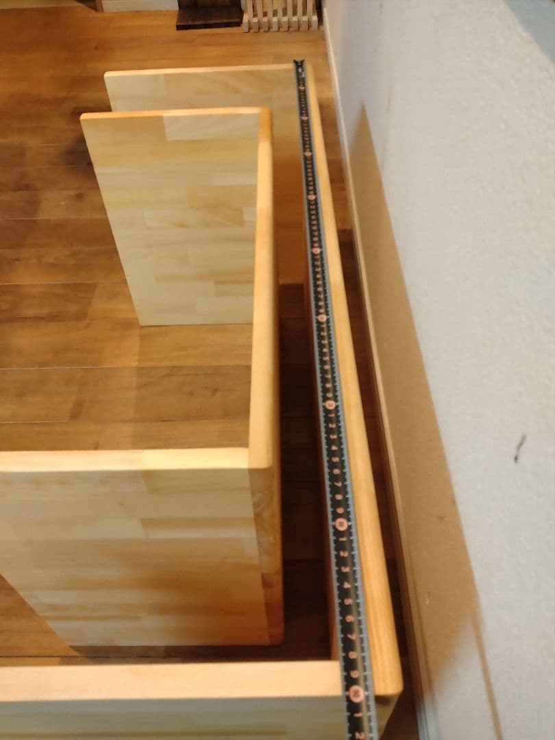 木製　ハンドメイド　オーダー　コの字　ラック　棚　シェルフ　キヌカ　水槽台