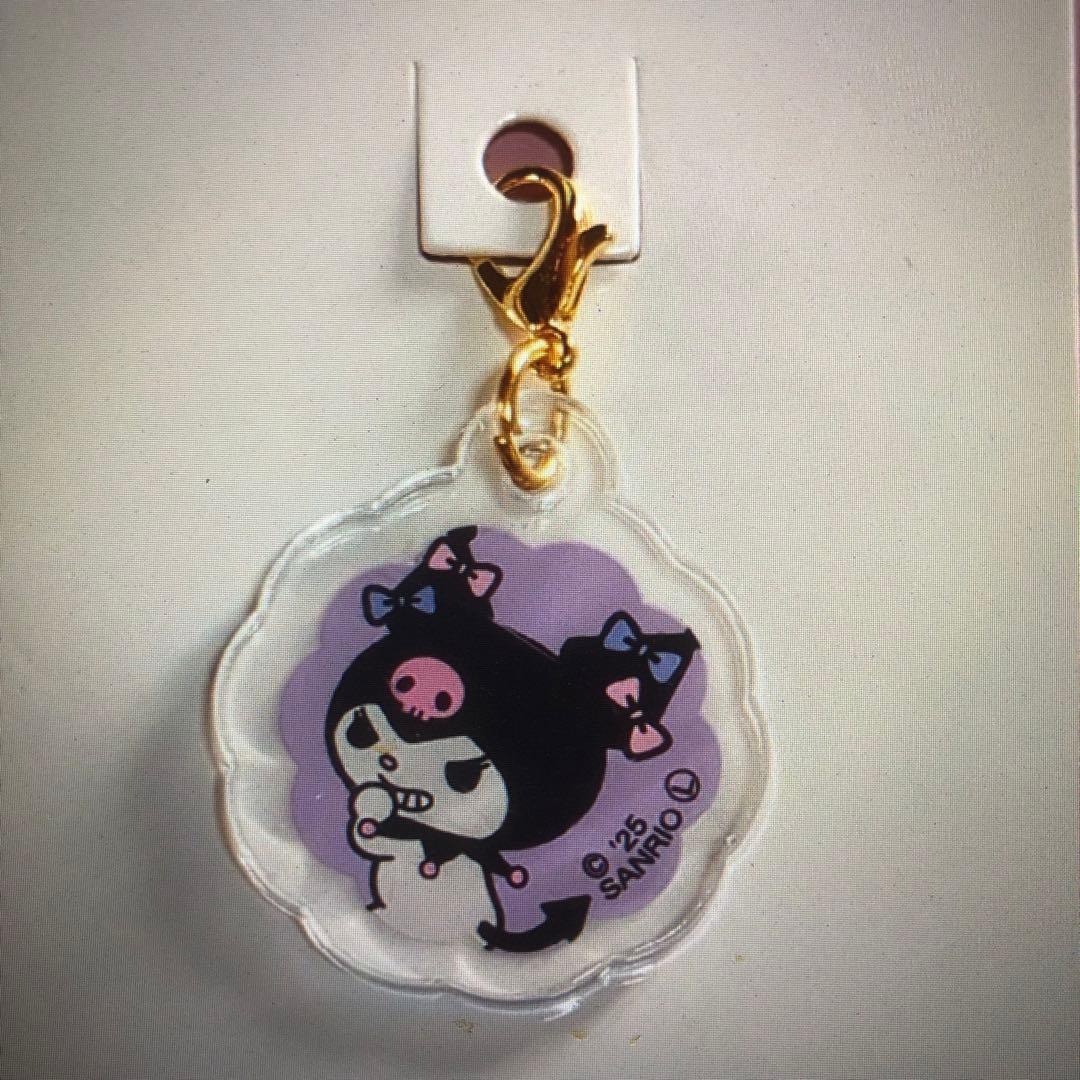 マイメロディ アクリルキーホルダー 紫色