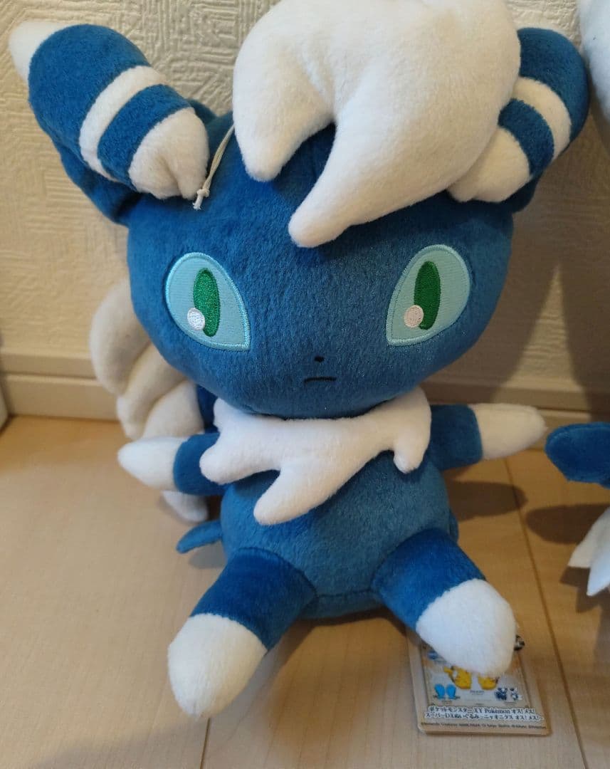 【タグ付き】ポケモン スーパーDX ぬいぐるみ ニャオニクス オス メス BIG