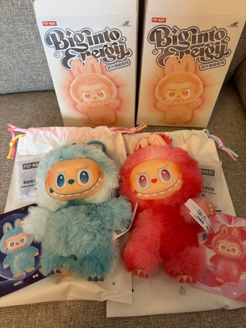 【正規品】Labubu Big into Energy LOVE HOPE