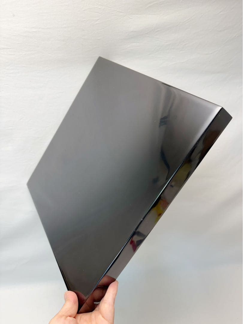 ほぼ未使用 懐石道具 木製黒真塗 四方膳 会席膳 平膳 5客揃 角膳 銘々盆