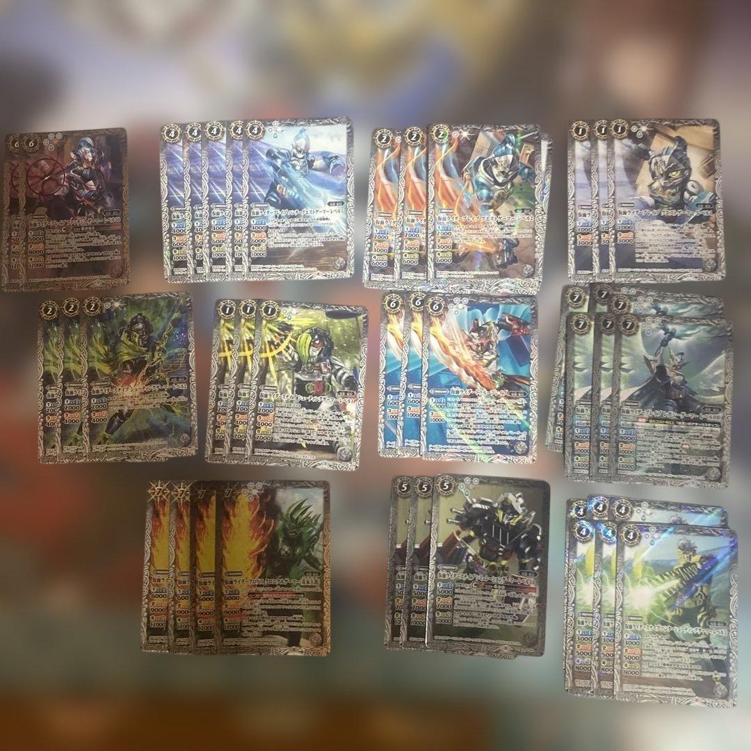 ナ*ナ様 バトルスピリッツ　仮面ライダーエグゼイド　デッキパーツ約190枚