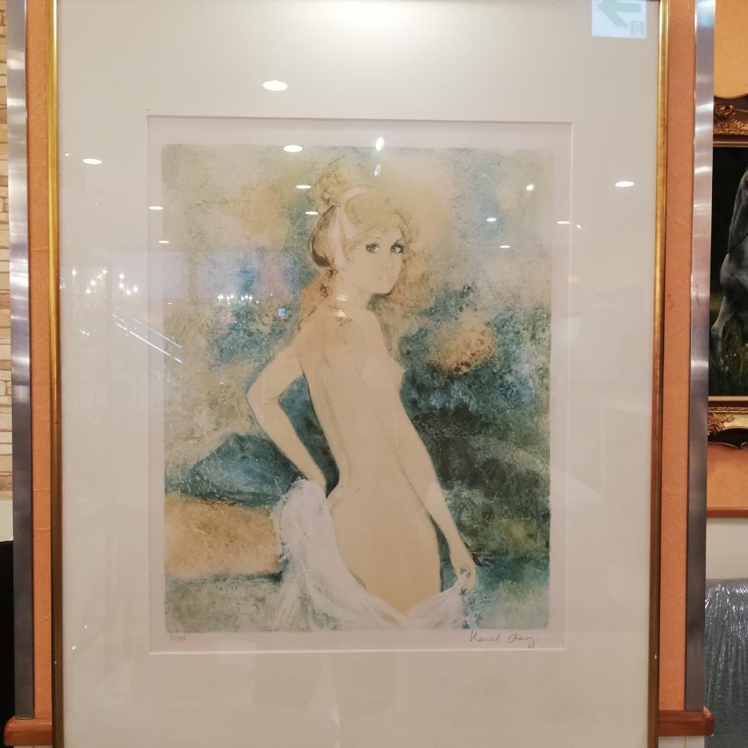 新春初売りセール　美品♠ベルナール・シャロワ　リトグラフ　裸婦　サイン入り