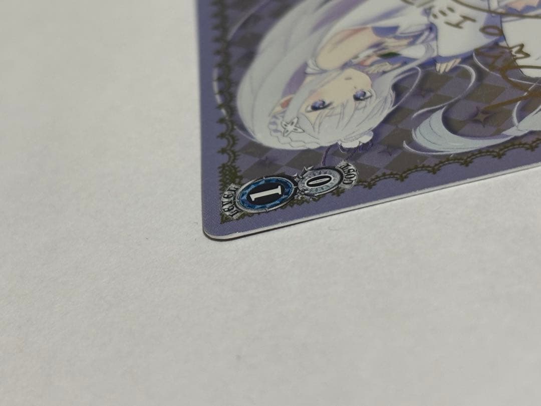 ヴァイスシュヴァルツ　銀髪の美少女 エミリア　サイン　SP リゼロ　高橋李依