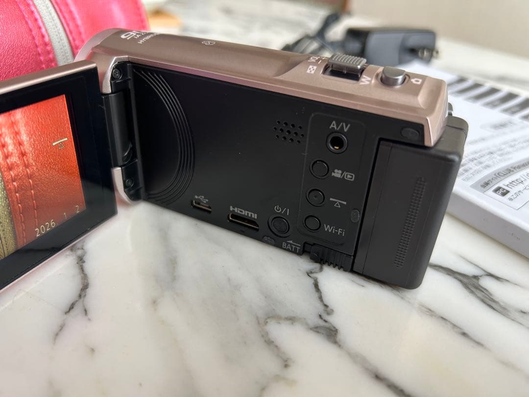 【美品】Panasonic HC-V550M ハイビジョン　ビデオカメラ