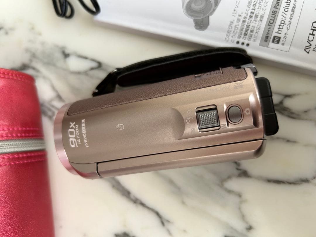 【美品】Panasonic HC-V550M ハイビジョン　ビデオカメラ