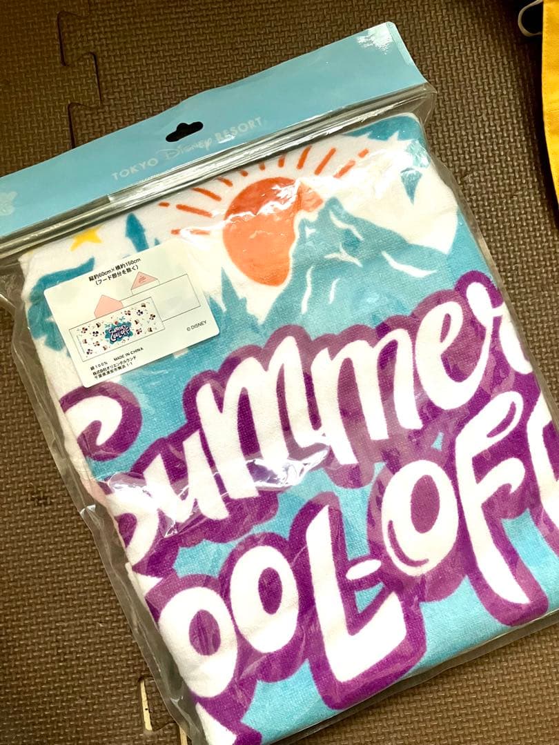 新品未使用☆ フード付きタオル　ディズニー　ミセス　ベイマックス　クールダウン