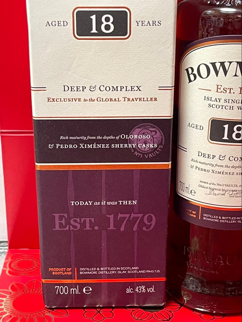 BOWMORE 18年 ウイスキー 700ml 43%